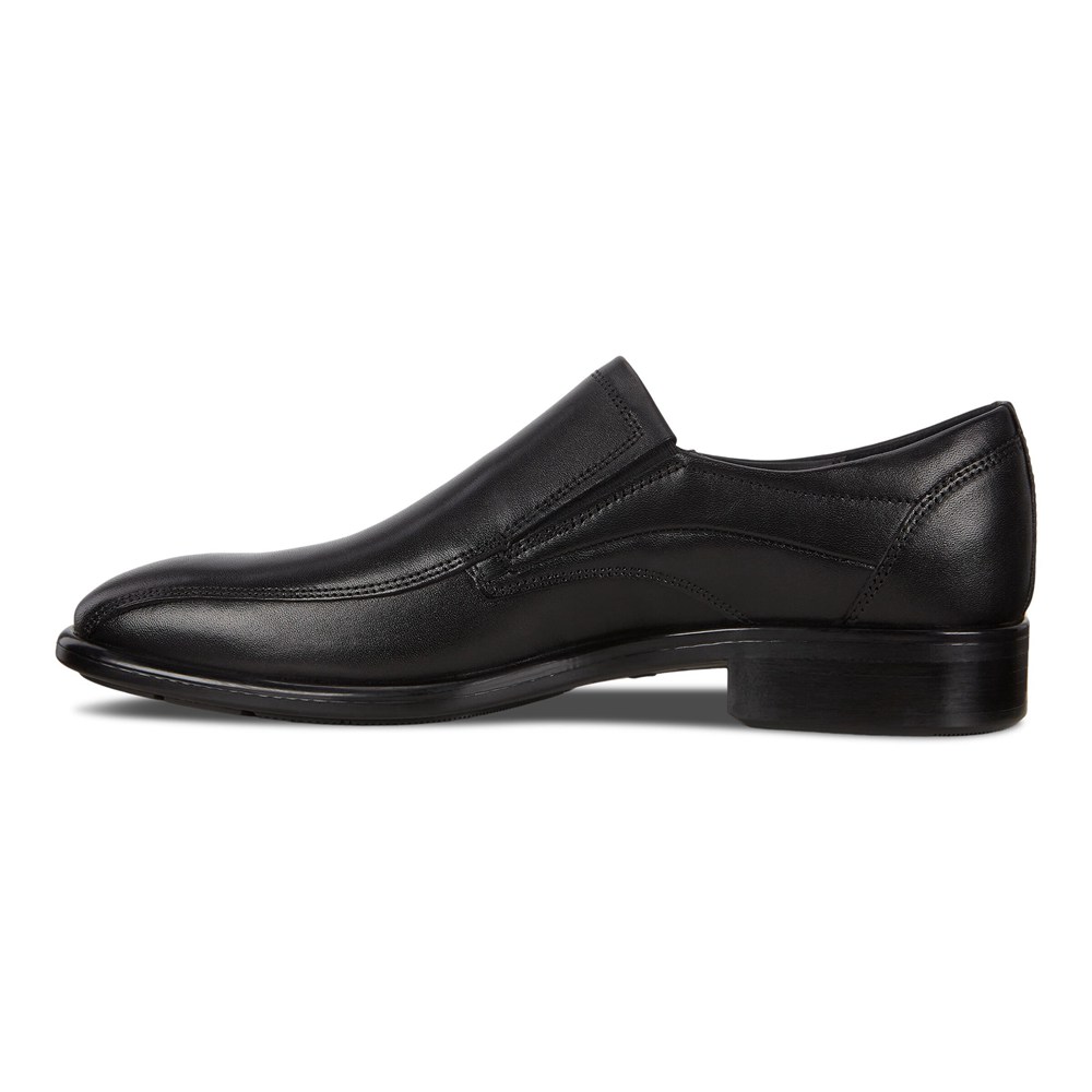 ECCO Mens Slip On Black - Citytray Shoes - JCO-601894